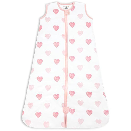 Mama Cheetah Baby Sleep Sack 2.5 TOG, Winter Baby Sleeping Bag with 2-Way Zipper, Organic Cotton Swaddle Transition Wearable Blanket for Boy Girl Infant Toddler, 12-18 Months, 1-Pack