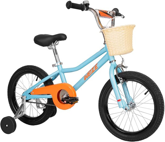 WEIZE Kids Bike, 16 20 Inch Children Bicycle for Boys & Girls Ages 4-12 Years Old, Rider Height 41-62 Inch, Adjustable Seat & Handlebars, Coaster Brake, Multiple Color Options