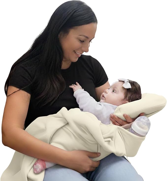 Multipurpose Baby Blanket for Newborns to Toddlers (0–5 Years) | Burp Cloth, Nursing Pillow, Mat, Travel Playmat & Stroller Blanket | Ultra-Soft, Machine Washable
