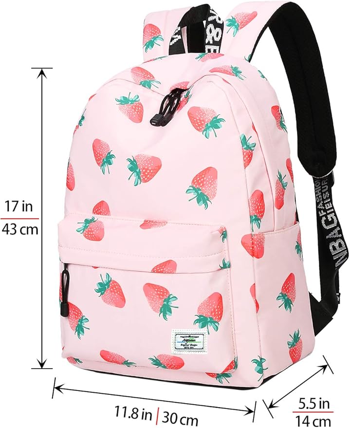 mygreen Kids Backpack, Kawaii Girls Backpack for School
