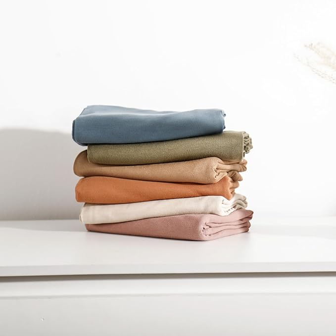 GRSSDER Newborn Swaddle Blankets, Ultra Soft Jersey Receiving Blanket with Matching Headband and Beanie Set, Stretchy Baby Blanket 47×47", Neutral Swaddle Wrap for Girls and Boys