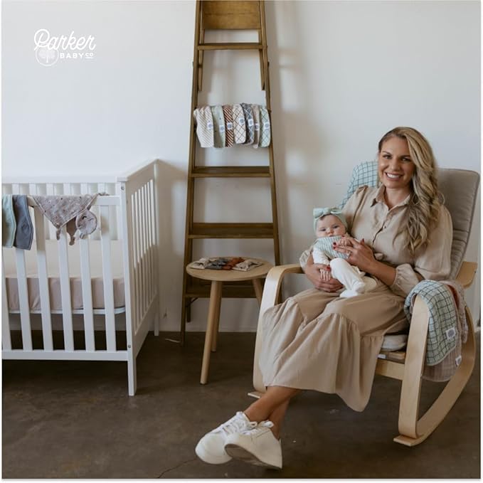 Parker Baby Soft & Durable Fitted Baby Crib Sheets | Snug Fit for Standard Crib Mattresses | Machine Washable, Fade-Resistant & Modern Nursery Designs