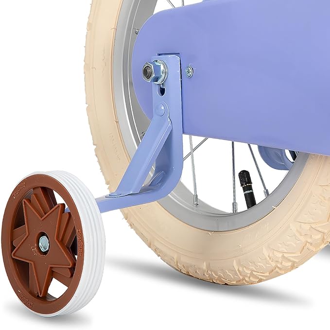 JOYSTAR Girls Bike for 2-12 Years Old Toddlers and Kids, 12" 14" 16" 18“ 20" Retro Style Kids Bike with Training Wheels, 18 20 Inch Children Bicycle with Kickstand