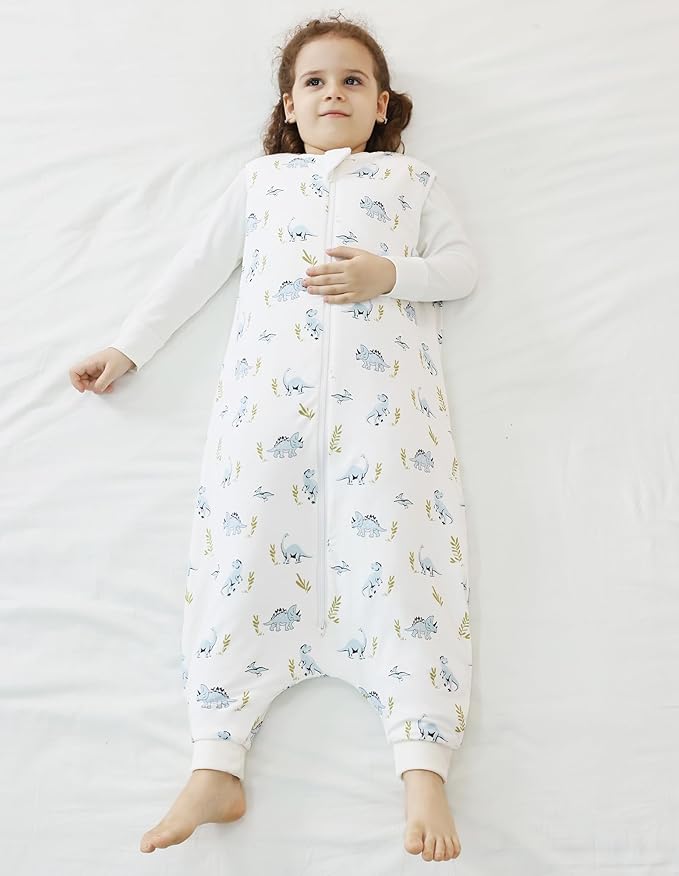 Baby Sleeping Bag Walker Sleep Sack with Feet 1.0 TOG Wearable Blanket Sleeveless Toddlers Winter 6Months-4T