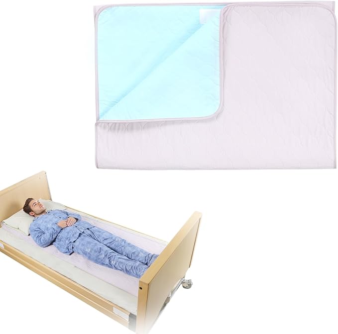 Incontinence Bed Pads for Adults Washable Waterproof, Super Absorbent Protection Pet Pee Pads ,Reusable Quick Drying Underpads for Kids/Elderly (29''x90'')