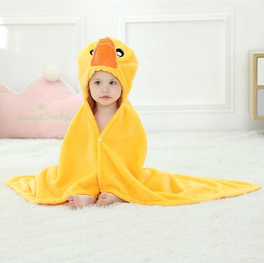 Wearable Blanket Hoodie for Kids Toddlers Hooded Towels Soft Cozy Wearable Throw Blanket Hoodie for Boys Girls