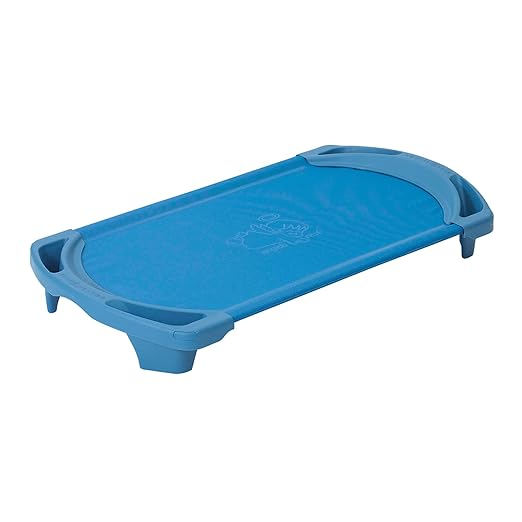 Angeles AFB5731OB Space Line Single Cot, Toddler, 42.5" Height, 22" Length, 5" Width, Blue