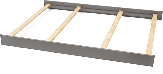 Full-Size Conversion Kit Bed Rails #1216 for Pali Convertible Cribs - Solid Wood Rail - Toddler and Adult Bed Rail for Full-Size Beds - Essential Nursery & Baby Furniture (Granite)