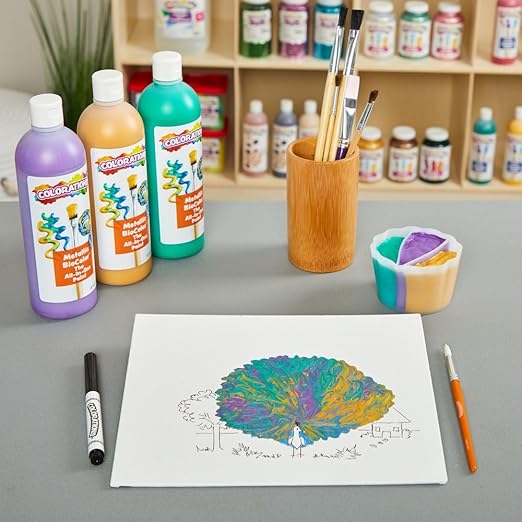 BioColor Paint, Metallic Colors, 16 oz. - Set of 6 (Item # MBIOSET)