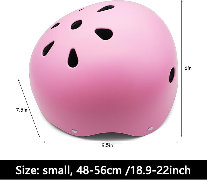 Kids Bike Helmet, Toddler Helmet for Kids Ages 3-5-8, Skateboard Helmet with Knee Elbow Wrist Pads for Boys Girls, Adjustable Protective Gear Set for Skating Bicycling Roller