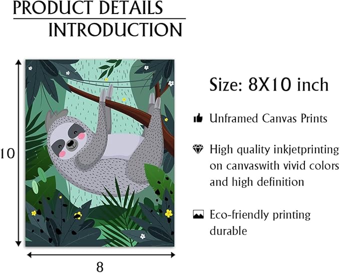 Jungle Safari Animal Wall Art Prints Poster,Tropical Nordic Safari Animal Wall Art,leopard Tiger Flamingo Tiger Palm Botanical Leaves Canvas Prints for Living Room Bedroom children's room decor,Set of