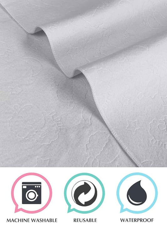 American Baby Company Waterproof Flat Crib Mattress Pad Cover 52" x 28" - Quilted, Noiseless, Soft & Breathable Crib and Toddler Mattress Protector for Babies, Adults and Pets