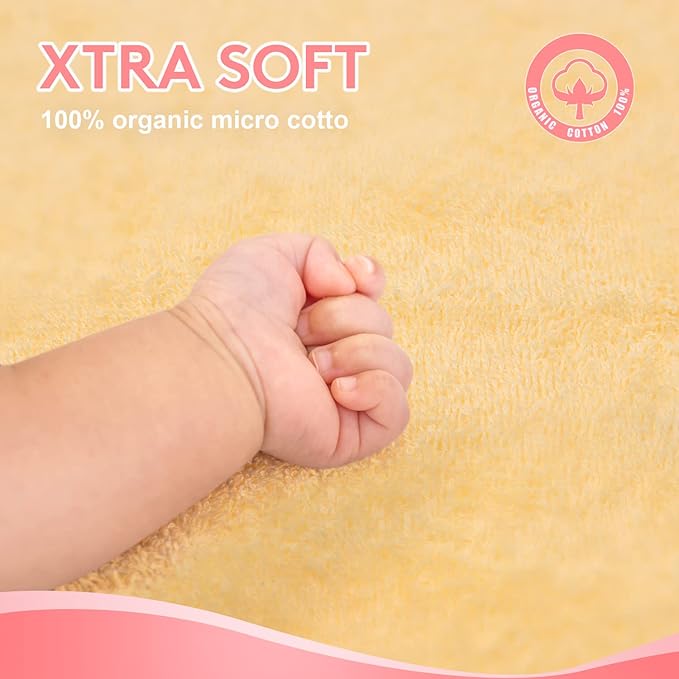 Baby Hooded Towel with Unique Animal Design Ultra Soft Thick Cotton Bath Towel for Newborn (Tiger)
