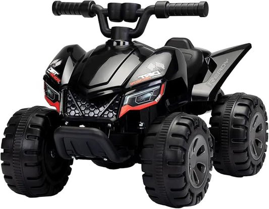 TOBBI Ride On Toy for Toddler, Kids Quad 4 Wheeler with Cool Spraying System, Power-Wheel ATV Driving Play Car Electric Ride Vehicles with Music Player for Toddlers Kids Children Aged 1-3