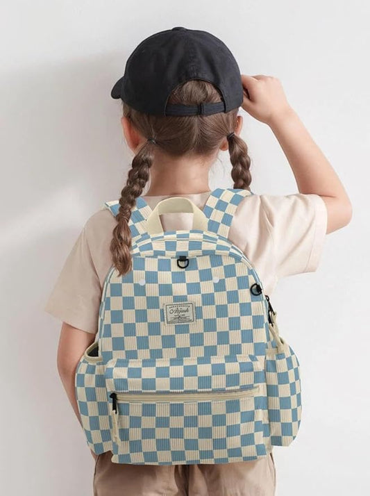 Corduroy Kids Backpack for Boys 6-10: Boys Backpacks for Elementary Kindergarten 15” H Fit Folder