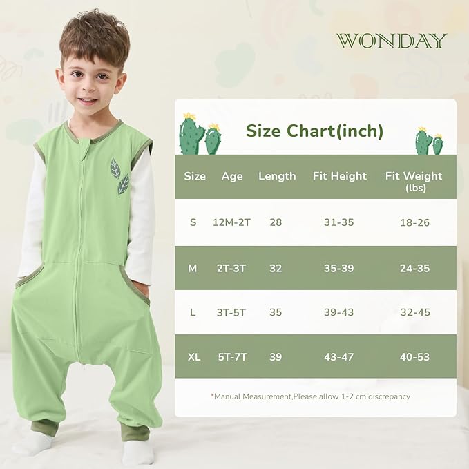 2 Pack Sleep Sack with Legs, Baby Wearable Blanket, 0.5 TOG Toddler Sleeping Sack with Feet Sleep Sacks (Planet, 12M-2T)