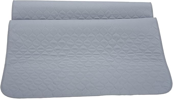 2 Pack Soft-Brushed Absorbent Incontinence Underpads Leakproof Bed Pads Washable Reusable 36X60 Fits Queen Bed Durable Waterproof Draw Sheet Mattress Protector