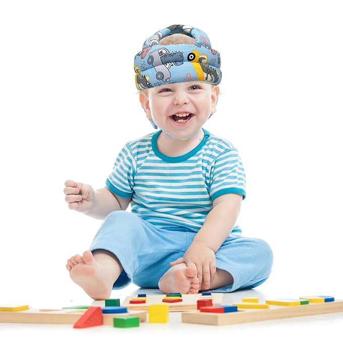 Baby Head Protector Baby Helmet for Crawling Walking, No Bumps Safety Head Adjustable Protective Cap for Walking, Playing (Style 3)