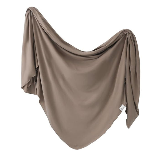 Copper Pearl Baby Swaddle Blanket - Premium Knit Baby Blanket, Large Soft Stretchy Receiving Blankets for Baby Boy and Girl, Swaddles for Newborn, Infant, and Toddler (Gobi)