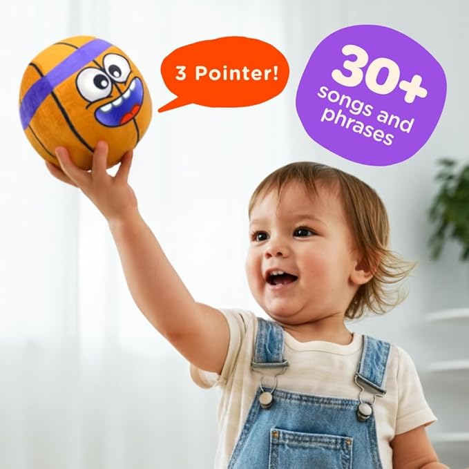 Move2Play, Hilariously Interactive Toy with Music & Sound Effects for Boy & Girl | Ball for Toddler & Baby | 6, 12, 18+ Months | 1, 2, 3+ Year Old