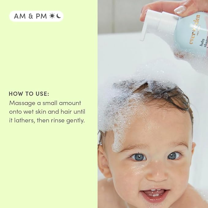 Evereden Baby Bathtime DUO: Baby Lotion for Newborn and 2-in-1 Newborn Shampoo and Body Wash Set - Soothing, Cleansing, & Hydrating Shampoo and Lotion