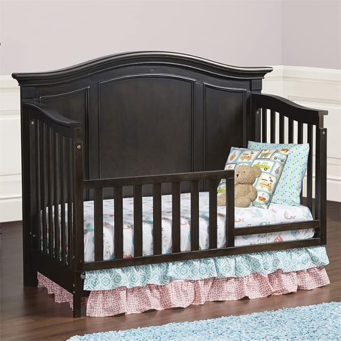 Baby Cache Glendale Toddler Guard Rail, Charcoal Brown