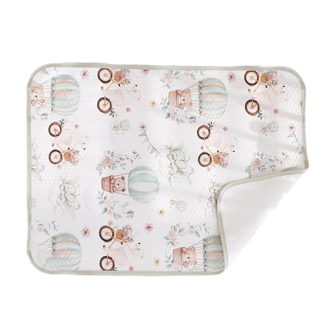 Crib Mattress Pad – Waterproof Changing Pad Cover | Soft Breathable Bassinet Protector, Pee Proof Sheet for Bedwetting Prevention, Overnight Infant Sleep Comfort, Potty Training Aid for Baby Nursery
