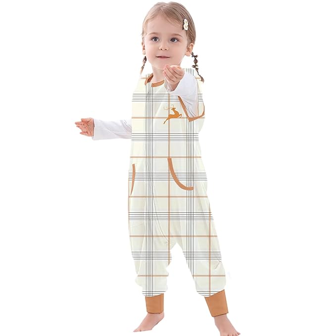 Toddler Sleep Sacks Sleep Sack 9-24 Months with legs Cozy comfy Baby Warable Blanket with 2-Way Zipper (2T-3T)