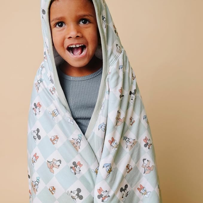 Premium Big Kid Hooded Towel "Mickey Mouse & Friends" by Copper Pearl