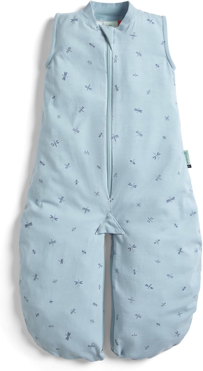 ergoPouch Sleep Suit Bag 0.2 TOG – Baby Sleep Sack & Wearable Blanket, 2-in-1 Convertible Sack to Suit with Legs for Safe Movement, Regulates Temperature Overnight, Unisex (Dragonflies, 4-6 years)