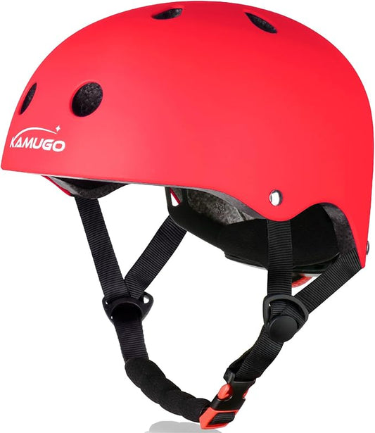 KAMUGO Kids Adjustable Helmet, Suitable for Toddler Kids Ages 2-14 Boys Girls, Multi-Sport Safety Cycling Skating Scooter Helmet