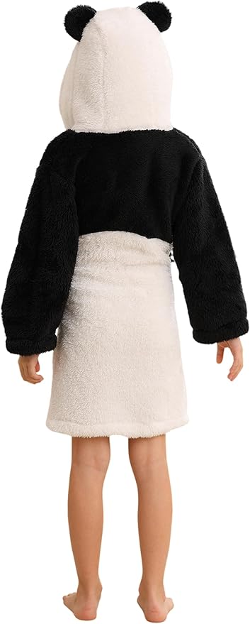 DELEY Girl's Robe Baby Boys Hoodie Robes Toddler Bathrobes for Kids Pajamas Sleepwear