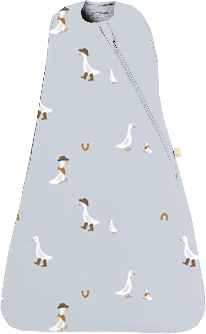 GUNAMUNA Swaddle Sleep Sack for Babies Infants and Toddlers, Easy Diaper Changes, 1.0 TOG, 0-3 Months