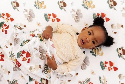 Clementine Kids Crib Sheets (Mushroom)