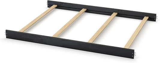 Full-Size Conversion Kit Bed Rails for Evolur Cribs - Solid Wood Crib Convertible Kit to Kids Bed - Transitional Style Rails & Easy-to-Install Child Essentials for Safety (Onyx Black)