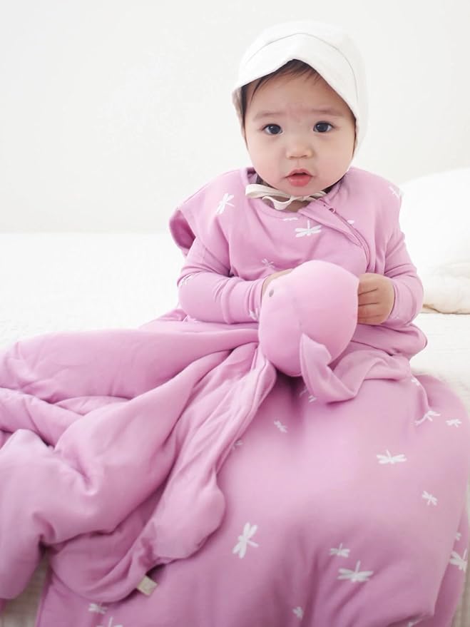 GUNAMUNA Unisex Baby, Toddler Wearable Sleeping Bag Bamboo Rayon, Premium Duvet Sleep Sack, 0.5 TOG