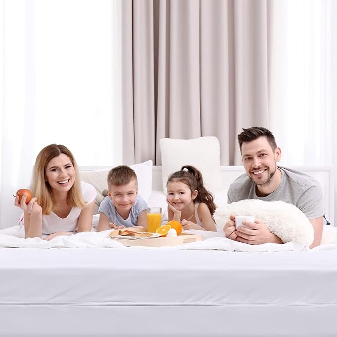 Utopia Bedding Waterproof Mattress Protector California King Size, Zippered Mattress Encasement Bed Bug and Dust Mite Proof, Absorbent Six-Sided Mattress Cover