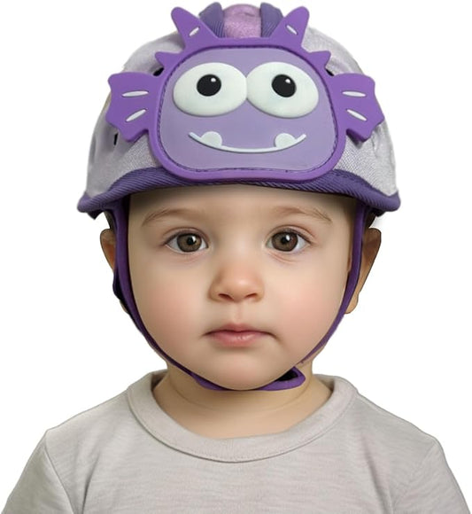 Baby Helmet for Crawing Walking,Soft Infant Safety Helmet,Baby Helmet 1-2 Years for Anti-Fall Head Protector,Adjustable, Breathable