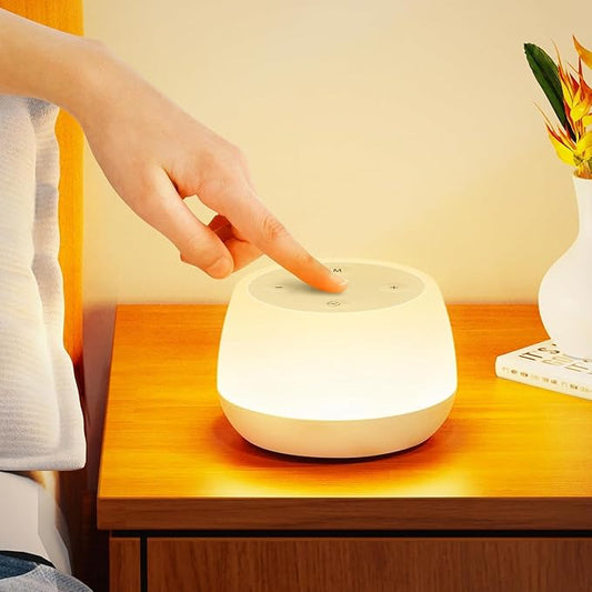 Bonsery Kids Night Light Touch 3 Modes & 9 Colors Changing, Rechargeable Bedside Lamp Stepless Dimmable, Portable Touch Table Lamp with Timing & Memory, Soft Eye Caring Night Lamp for Kids Adults
