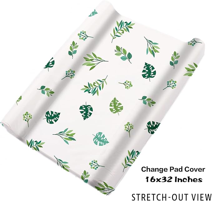 Personalized Baby Crib Bedding Set: 4 Piece Custom Gift Crib Bed Set with Name - Green Elephant Design, Nursery Bedding Set for Baby Girls,Newborn Girls Crib Sets, Crib Bedding Shower Gifts