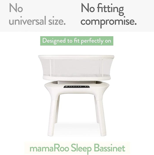Bassinet Sheets Compatible with 4moms Mamaroo Sleep Bassinet - Fits 18 x 30 Inch Oval Bassinet Mattress – Snuggly Soft 100% Jersey Cotton – 2 Pack – Light + Dark Sage Green – 2 Pack