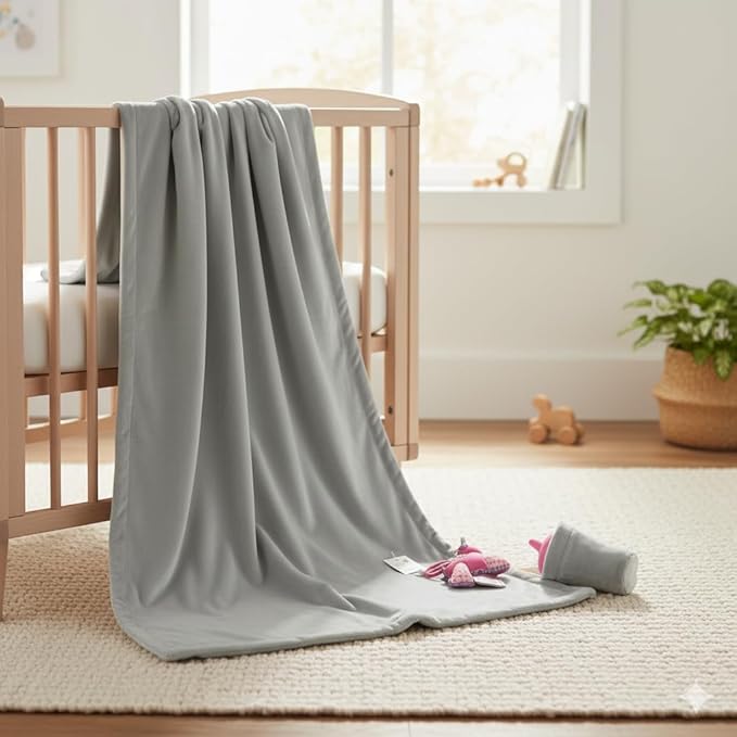 Multipurpose Baby Blanket for Newborns to Toddlers (0–5 Years) | Burp Cloth, Nursing Pillow, Mat, Travel Playmat & Stroller Blanket | Ultra-Soft, Machine Washable