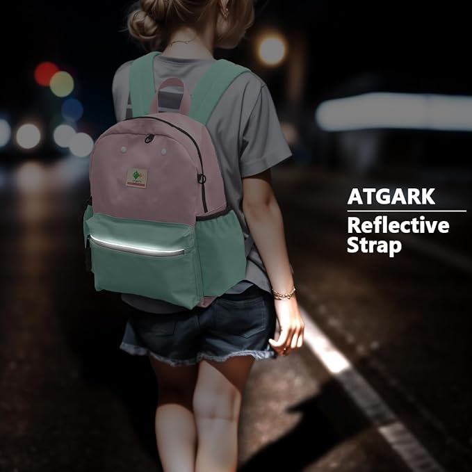 atgark Kids Backpacks For Girls Boys, Backpack Kindergarten Elementary School, Bookbag Backpack For Kids, For School & Travel, Large, K-rose-lemonade- L