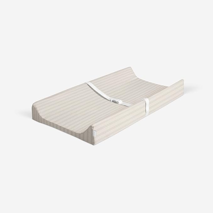 Ely’s & Co. Changing Pad Cover | Cradle Sheets, 2 Pack Diaper Changing Table Sheets for Baby Boys, 100% Jersey Knit Cotton, 32”x16”x5” Blue Linear Berry Leaf Collection