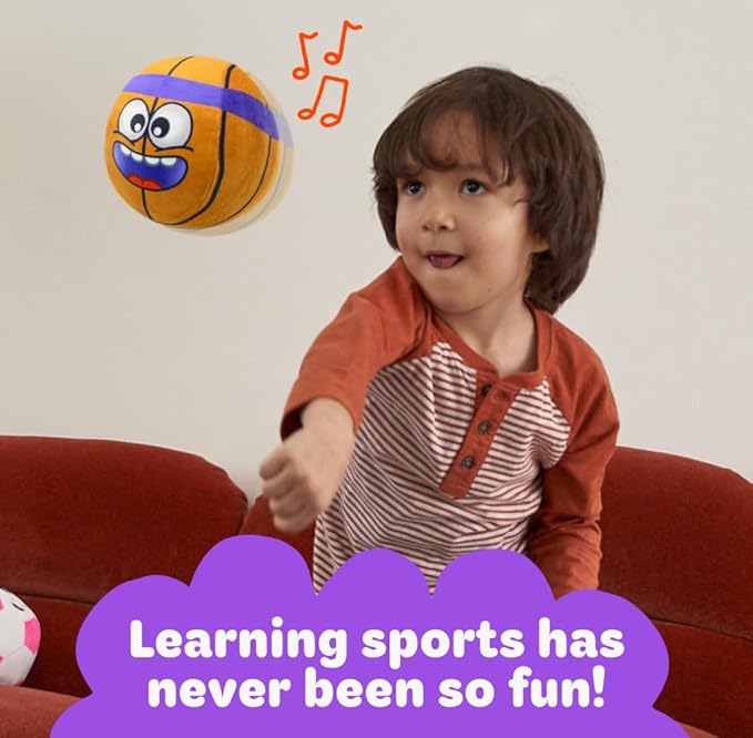 Move2Play, Hilariously Interactive Toy with Music & Sound Effects for Boy & Girl | Ball for Toddler & Baby | 6, 12, 18+ Months | 1, 2, 3+ Year Old