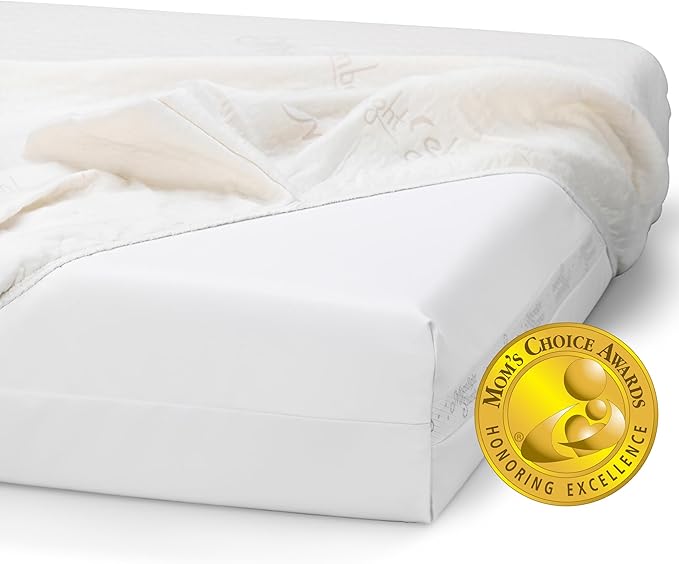 Moonlight Slumber Little Dreamer Crib Mattress Cover, Ecru, Hypoallergenic - Mattress Not Included