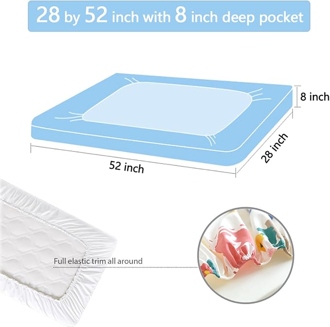 Seashells Themed Fitted Crib Sheet,Standard Crib Mattress Fitted Sheet Ultra Soft Material-Baby Sheet for Boys Girls,28“ x52“,Tan and Beige