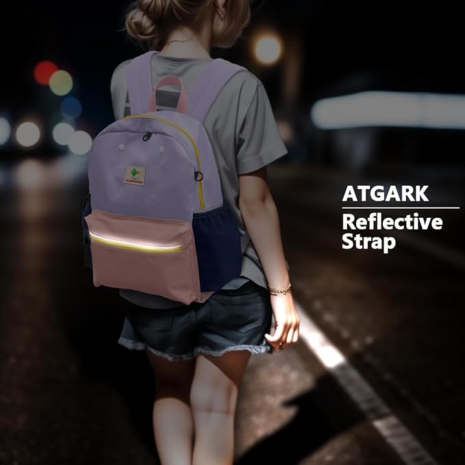 atgark Kids Backpacks For Girls & Boys, Kindergarten & Elementary School Bookbag, For School & Travel, Small Child Toddler Backpack, 13" H, For Kids 3-5 Medium