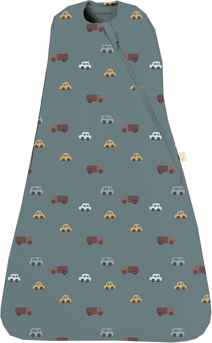 GUNAMUNA Swaddle Sleep Sack for Babies Infants and Toddlers, Easy Diaper Changes, 1.0 TOG, 0-3 Months