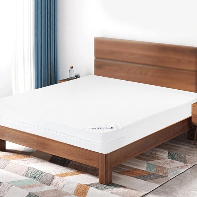 Zippered Waterproof Mattress Protector King, 6-Side Waterproof Mattress Encasement, King Mattress Cover, Box Spring Encasement (1 Pack)